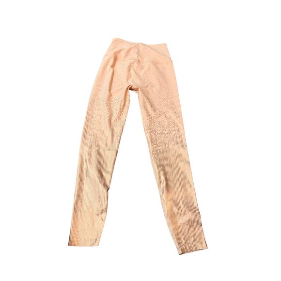 Beyond Yoga Drip Dot High Waisted Midi Legging in Coral Dust Rose Gold Sz M - Picture 4 of 5